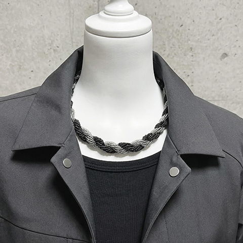 グラデーションダブルスパイラルロープ