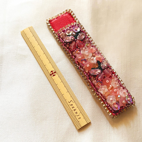 てふてふ＊竹尺ケース（萩色）