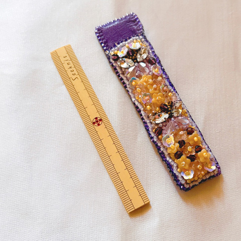 てふてふ＊竹尺ケース（浅紫）