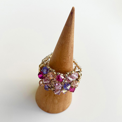 クリスタルグレイス リング／ローズ