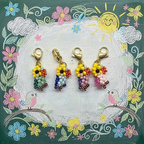 インコ／4色セット