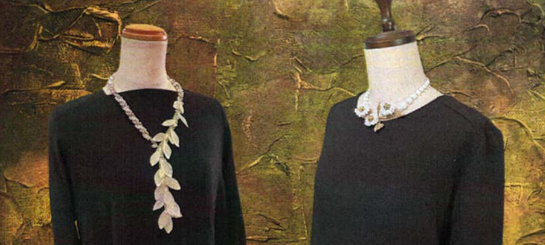 登録作家「⽊下百合⼦」「キヨカワマサコ」の二人展「KiKi Costume jewelry」が10月2日～6日に開催されます♪